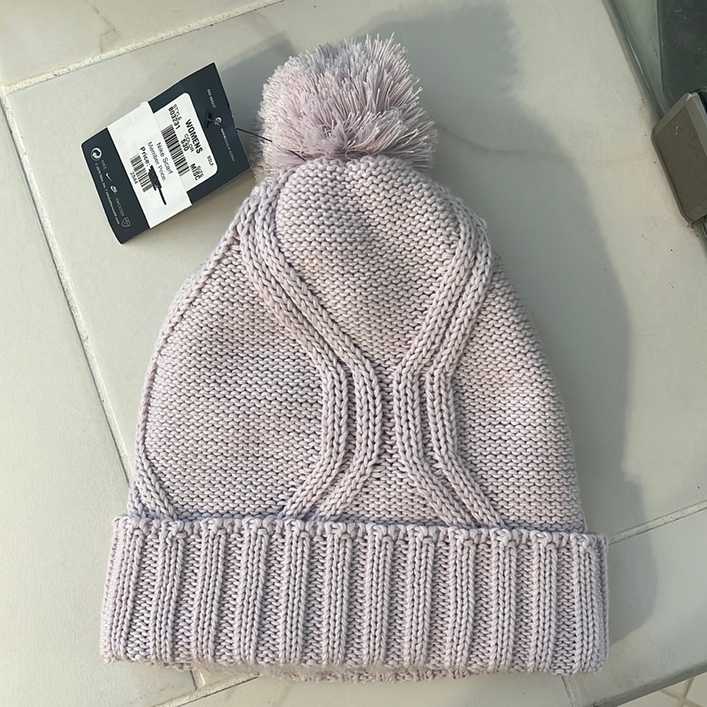 Nike brand knit beanie hat